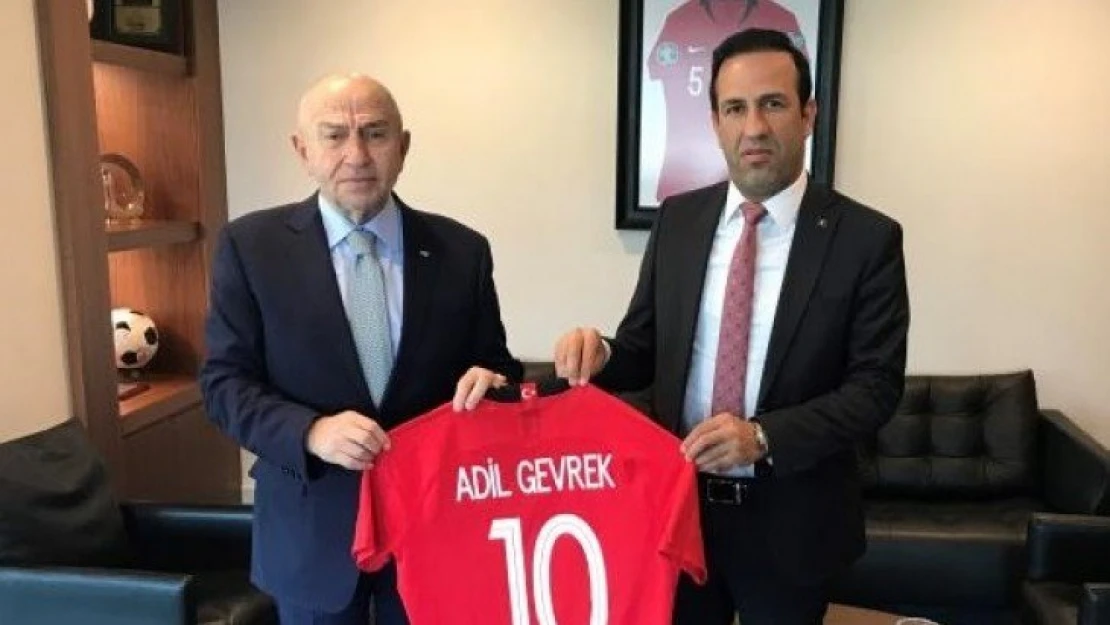 Adil Gevrek'ten TFF Başkanına Ziyaret