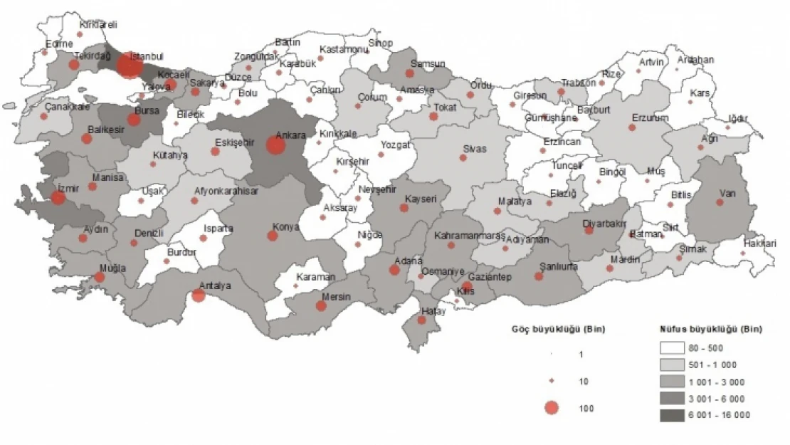 Adrese Dayalı Nüfus Kayıt Sistemi'nden ilk kez göç etme nedeni bilgisi üretildi