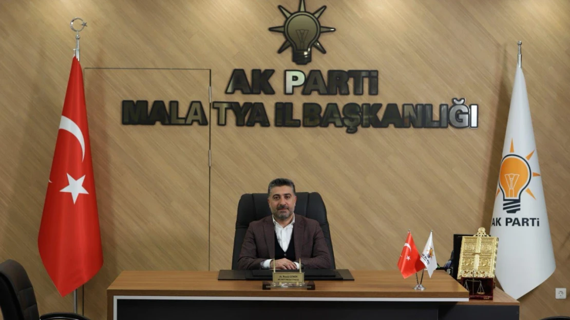 AK Parti Malatya İl Başkanı Namık Gören'in Ramazan Bayramı tebrik mesajı