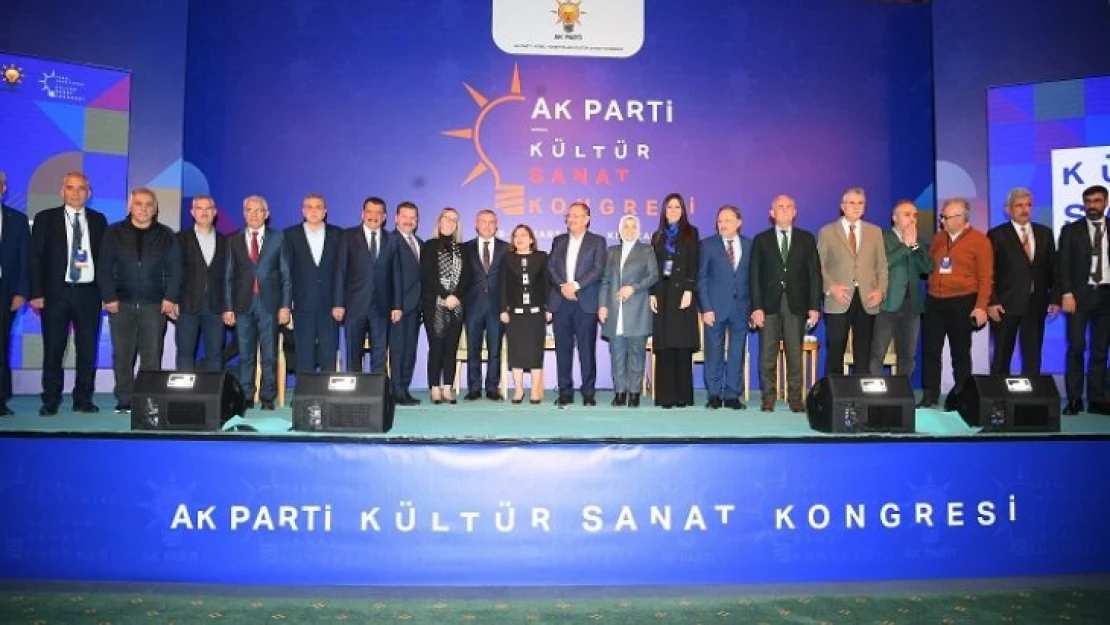 'AK Parti Yerel Yönetimler Kültür Sanat Kongresi' düzenlendi.