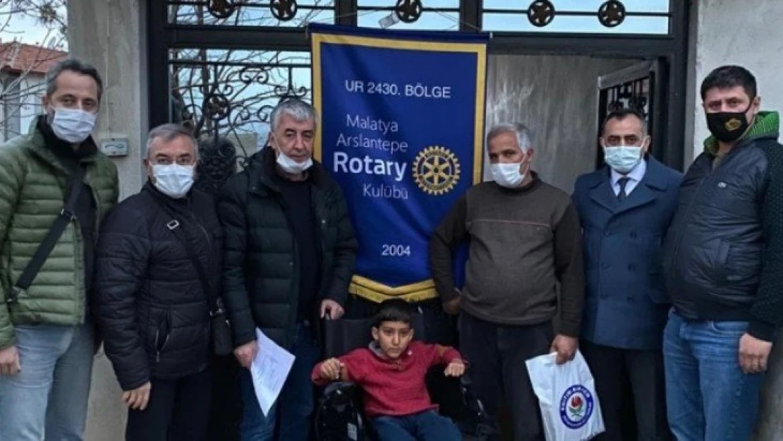 Arslantepe Rotary Kulübü Engellileri Unutmadı