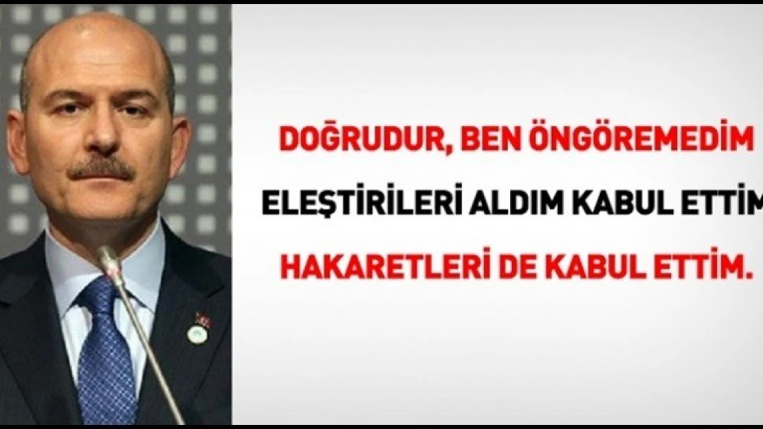 Bakan Soylu 'Ben bunu öngörmedim' deyip o geceyi anlattı: Eleştirileri, hakaretleri kabul ettim