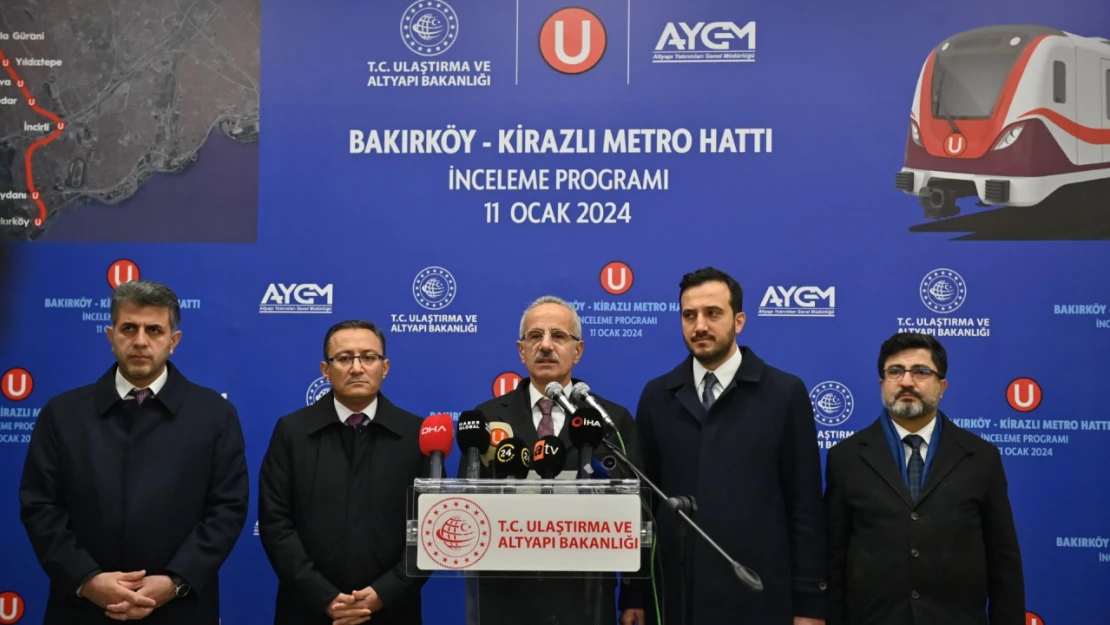 Bakırköy-Kirazlı Metro Hattı Şubat Sonunda Hizmete Açılacak