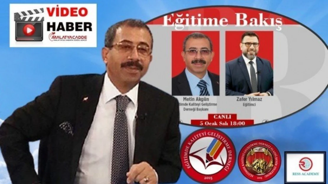 Başkan Akgün, 'Eğitime Bakış' Programında