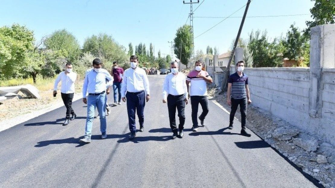 Başkan Çınar Şahnahan'a Gitti, Yatırımları Yerinde İnceledi