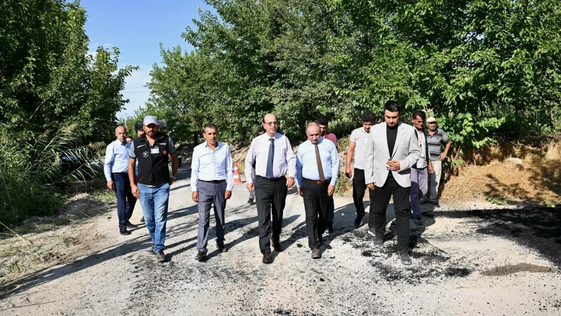 Başkan Geçit, Samanköy'deki Ulaşım Yatırımlarını İnceledi