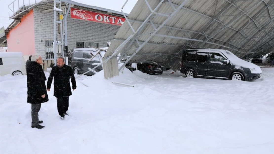 Başkan Güder'den Galerici Esnafına 'Geçmiş Olsun' Ziyareti