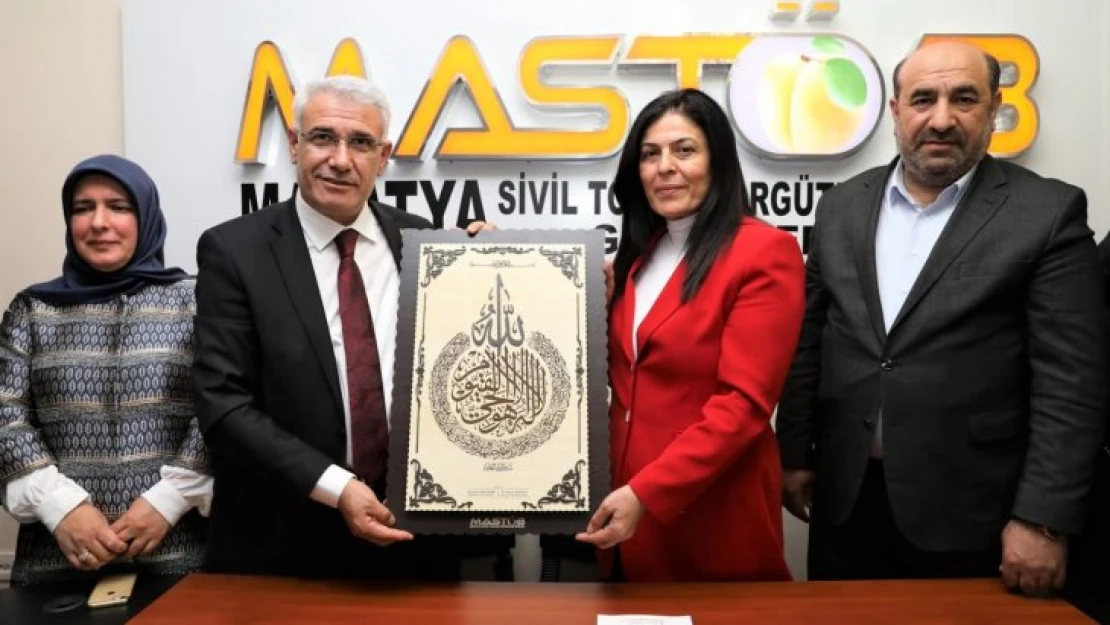 Başkan Güder'den Mastöb Başkanına Hayırlı Olsun Ziyareti