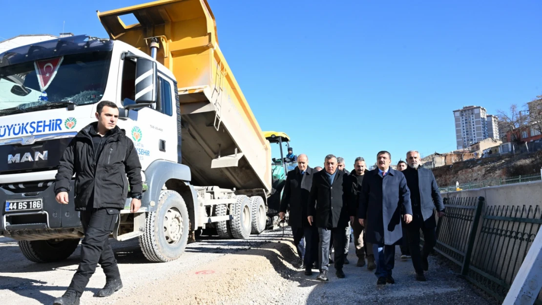 Başkan Gürkan Güney Kuşak Yolunda İncelemelerde Bulundu