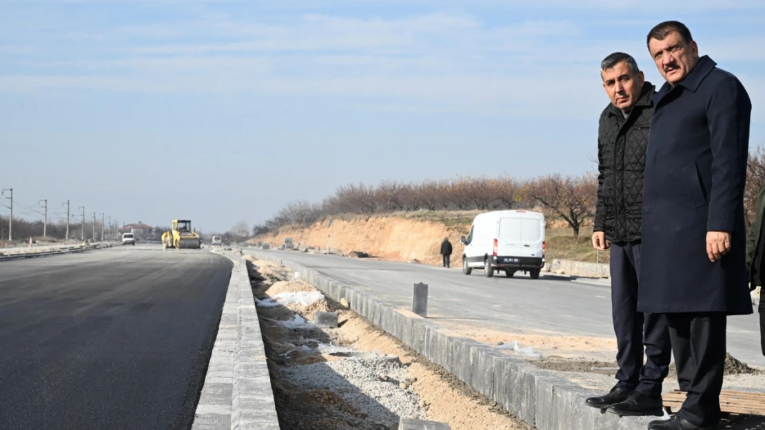 Başkan Gürkan,Kuzey Kuşak Yolu'na yapılan bağlantı yollarını inceledi