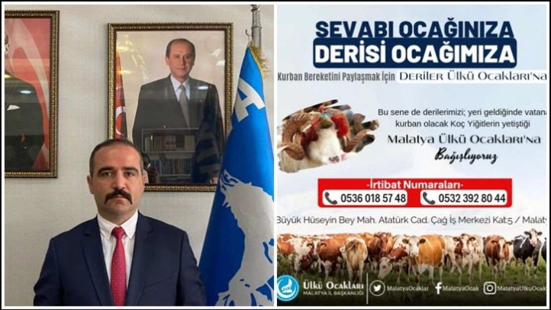 Başkan Şengönül: Sevabı Ocağınıza, Derisi Ocağımıza