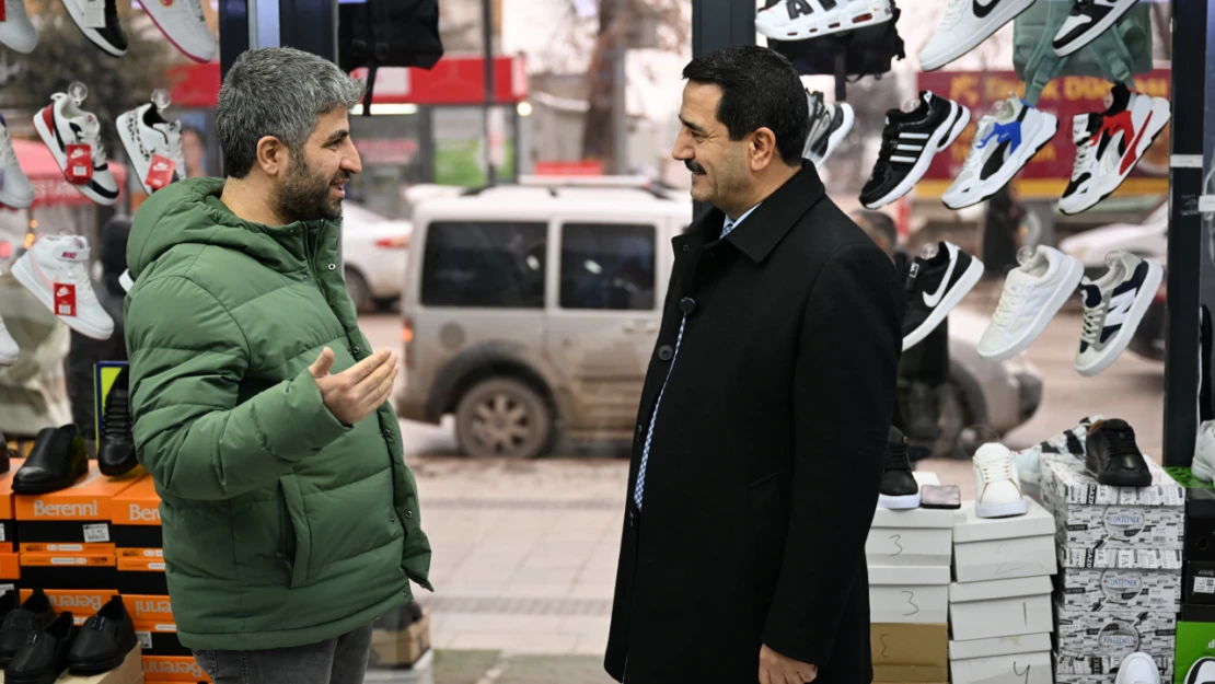 Başkan Taşkın'dan İnönü Caddesi Esnafına Ziyaret