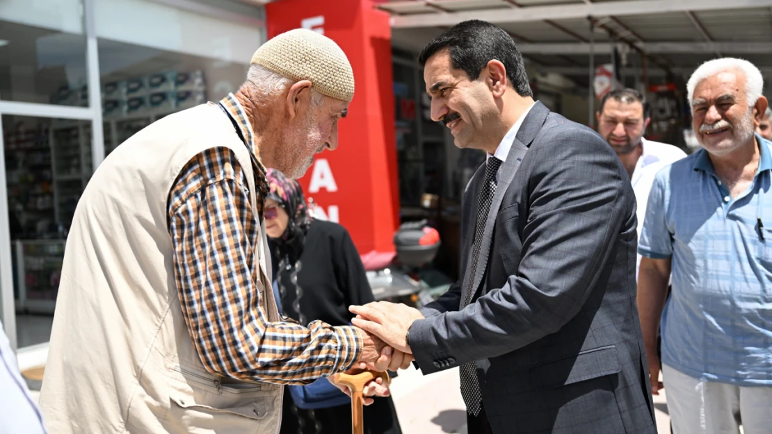 Başkan Taşkın, Eskimalatya'da esnaflarla bir araya geldi