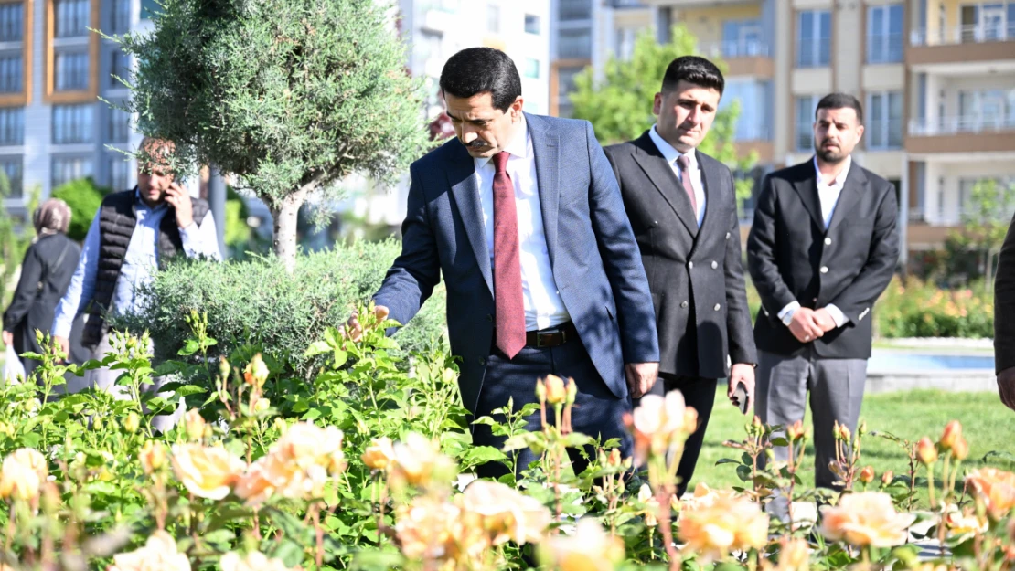 Başkan Taşkın ilçedeki parkları ve yeşil alanları mercek altına aldı