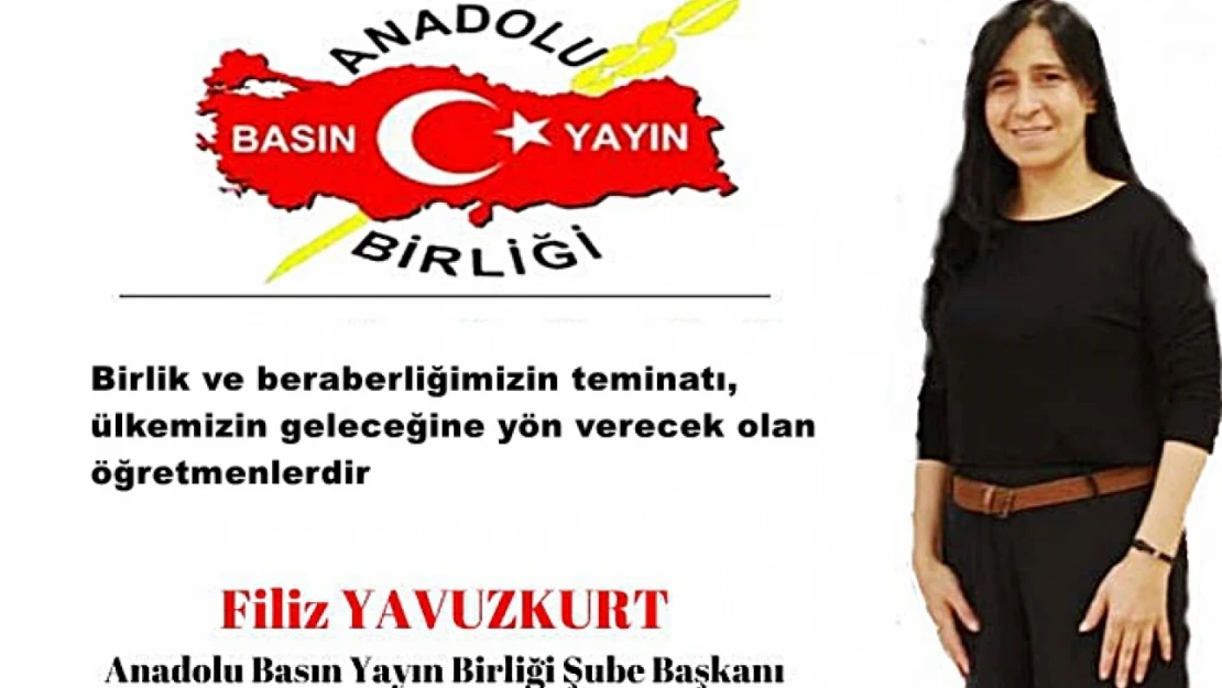 Başkan Yavuzkurt'un 24 Kasım Öğretmenler Günü Kutlama Mesajı