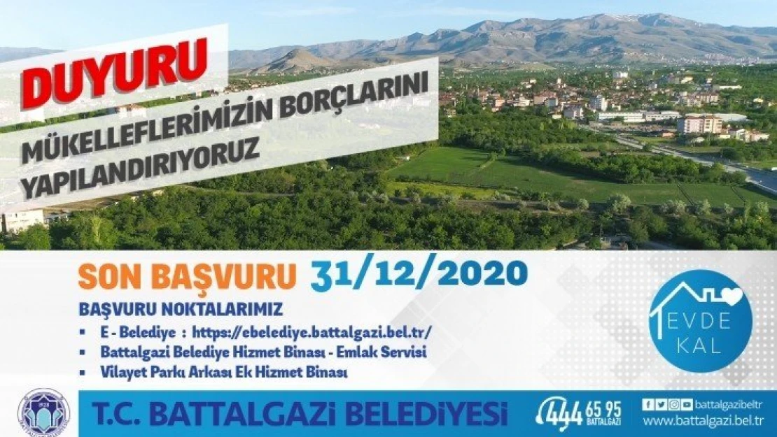 Battalgazi Belediyesi Borçları Yapılandırıyor