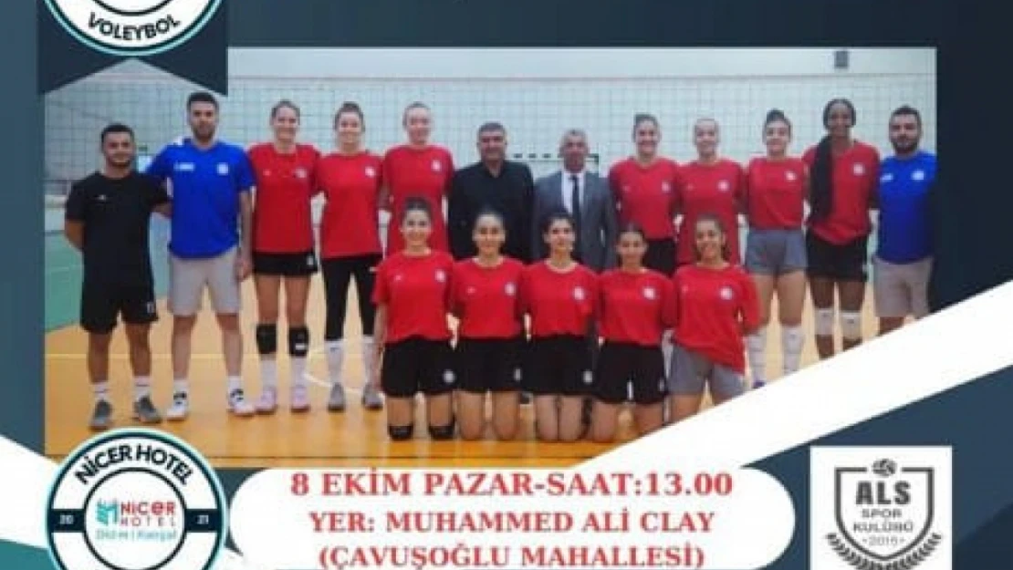 Bayanlar 1 Lig Voleybol  Ligi'nde Malatyamızı Temsil Eden, Nicer Hotel ilk Maçına Çıkıyor