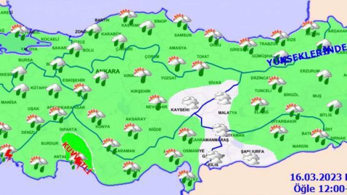 Bugün hava nasıl olacak? 16 Mart 2023 Perşembe hava durumu