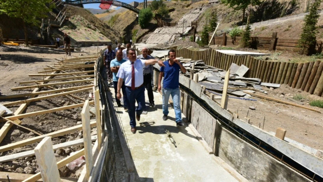 İspendere İçmelerinde Birinci Etap Çalışmalarda Sona Gelindi