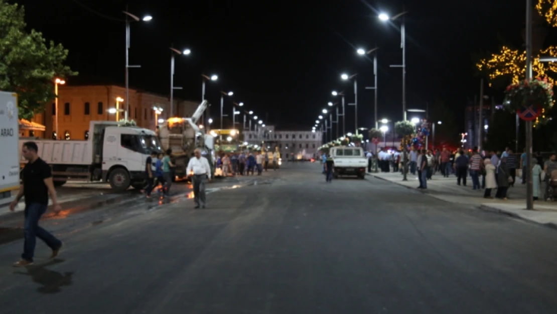 İstasyon Caddesi'nde Çalışmalar Yarın Sona Eriyor