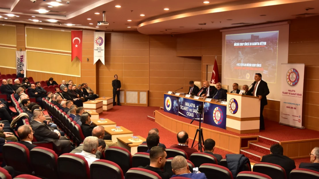 Büyükşehir Belediye Başkanı Sami Er, Malatya TSO'nun meclis üyeleriyle bir araya geldi