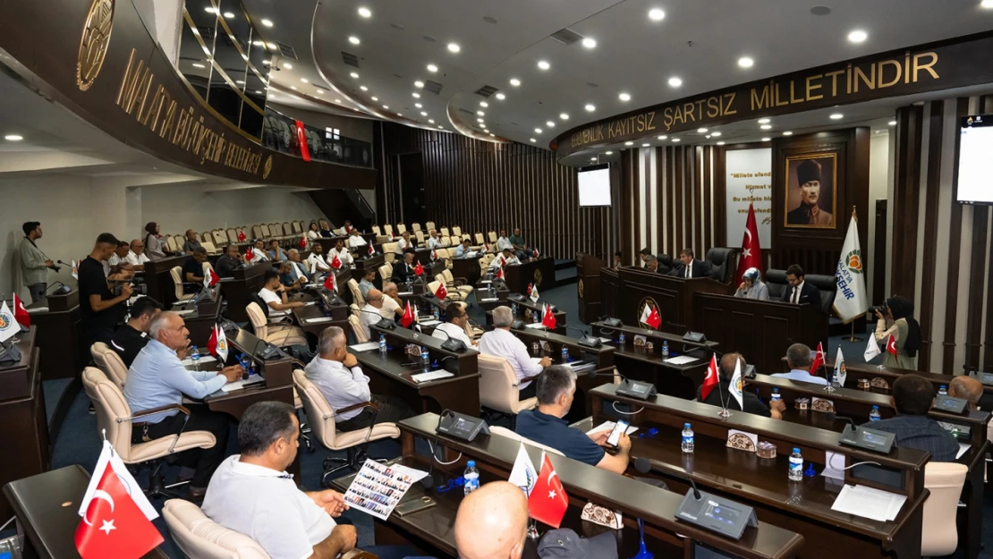 Büyükşehir Belediye Meclisi Temmuz Ayı Toplantıları Sona Erdi