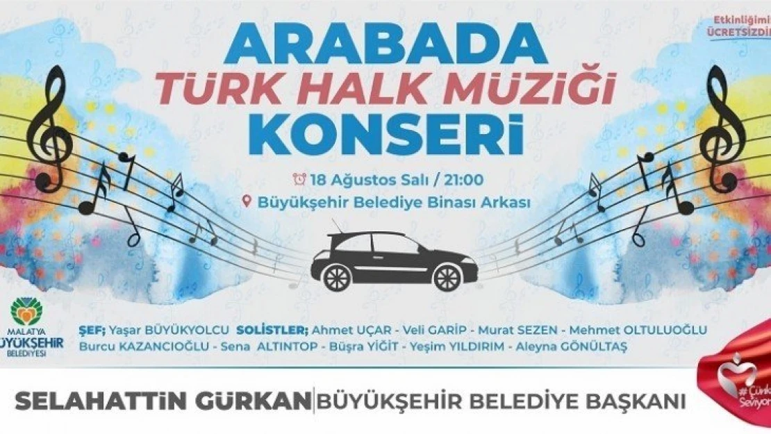 Büyükşehir Belediyesinden Vatandaşlara Moral Konseri