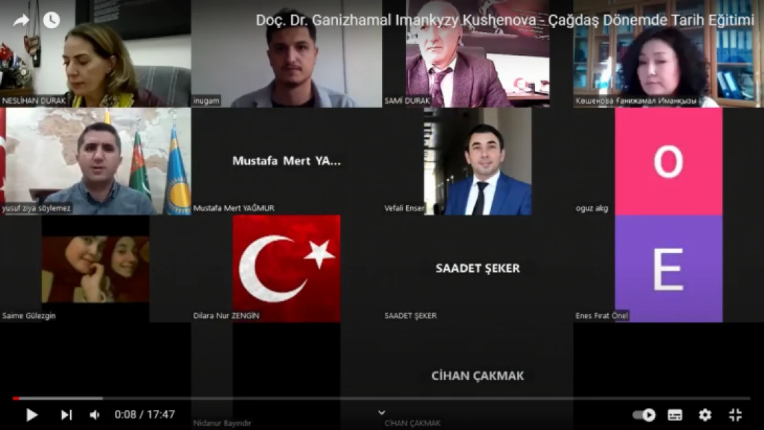 'Çağdaş Dönemde Tarih Eğitimi' Webinarı