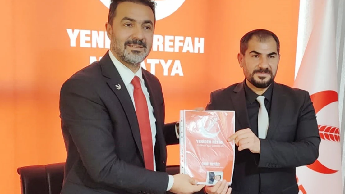 Cahit Özyiğit Yeniden Refah Partisi'nden Yazıhan'a A. Adayı Oldu