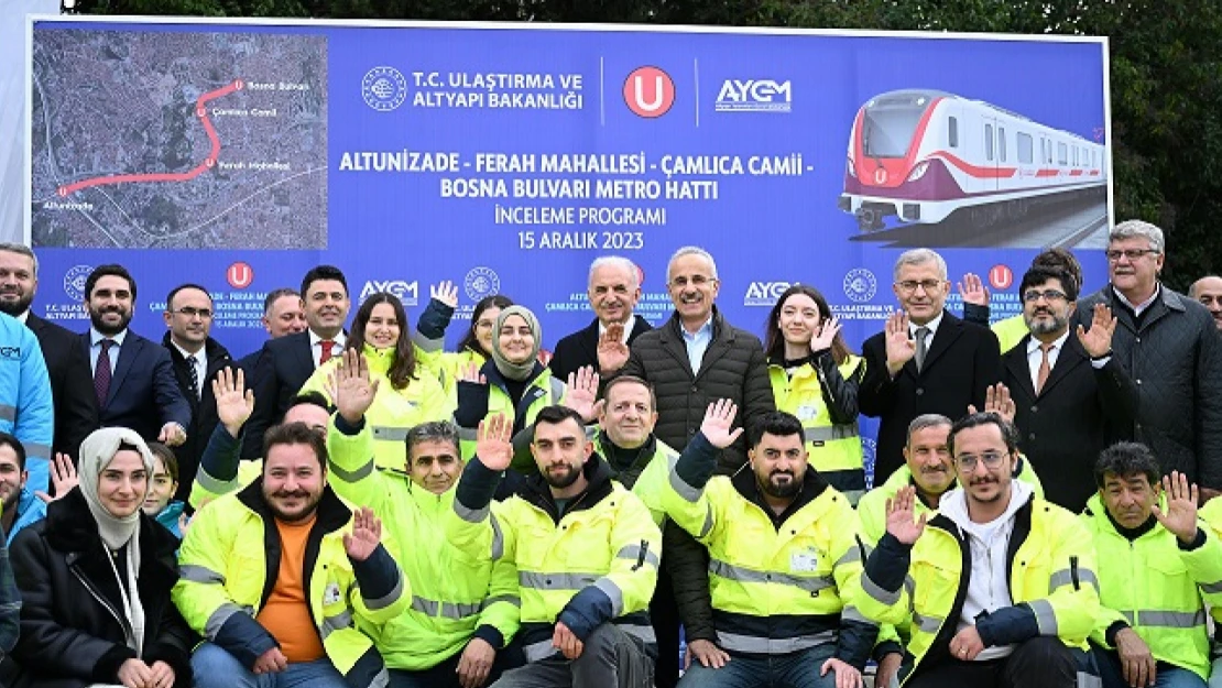 Çamlıca Metrosu'nda Hedef 2025…