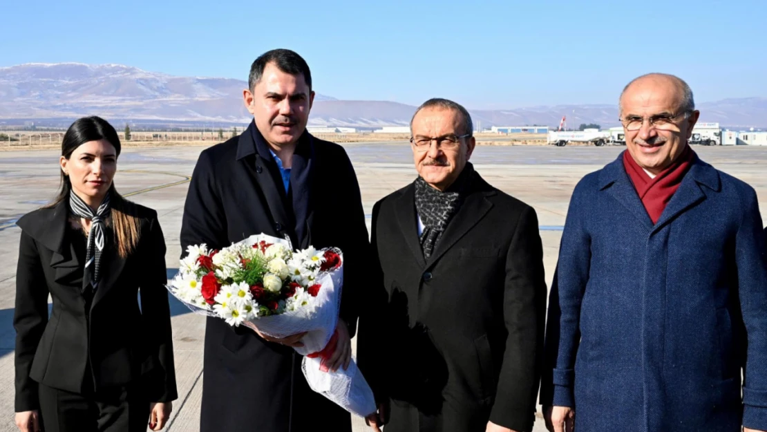 Çevre, Şehircilik ve İklim Değişikliği Bakanı Murat Kurum Malatya'da İncelemelerde Bulundu