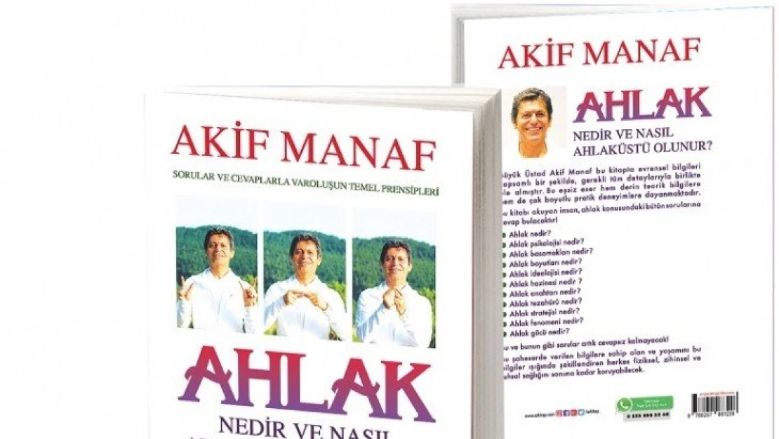 Corona Günlerinde Akif Manaf'tan 67.Kitap: Ahlak