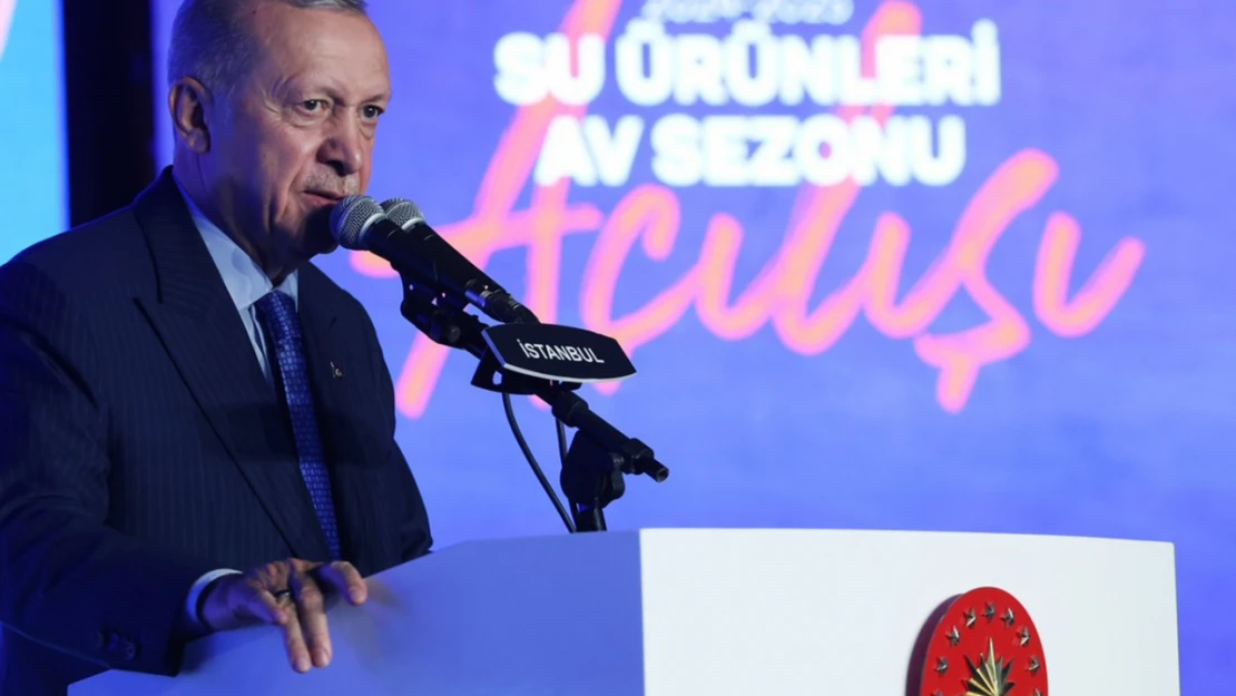 Cumhurbaşkanı Erdoğan: Sürdürülebilir balıkçılık için denizlerimizi korumamız gerekiyor