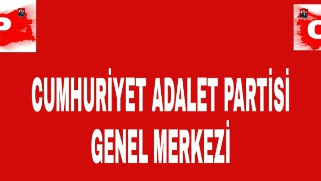 Cumhuriyet Adalet Partisi Kuruldu