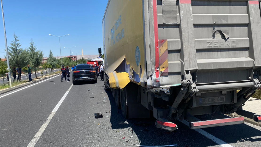 Darende Balaban'da Trafik Kazası 1 Ölü