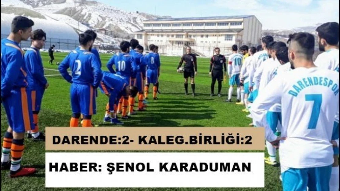 Darende grup birincilik şansını kaybetti