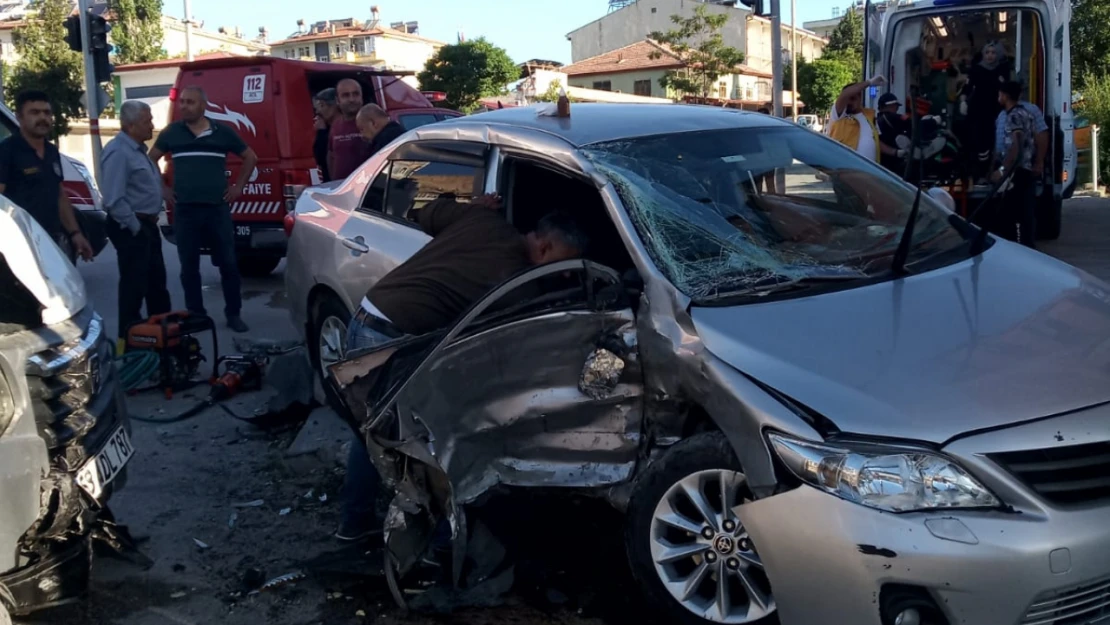 Darende Sungur mahallesinde Trafik Kazası