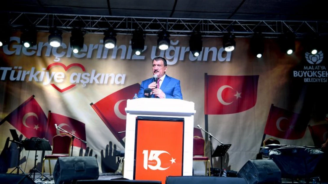 Demokrasi Bayramı Malatya'da coşkuyla kutlandı