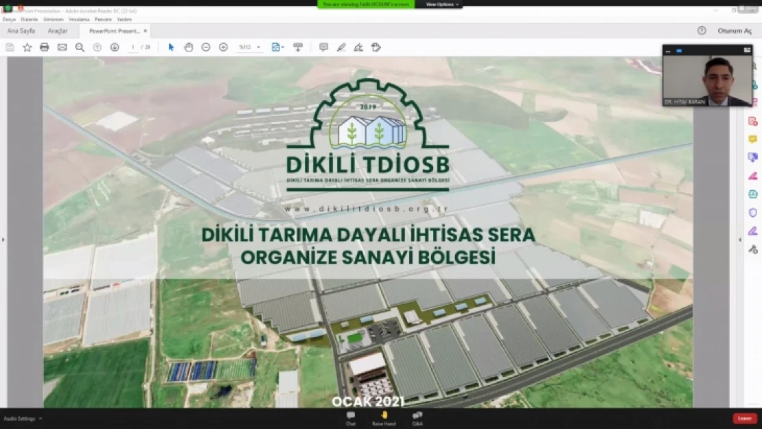 Dikili Tarıma Dayalı İhtisas OSB'de sıfır atık sistemi