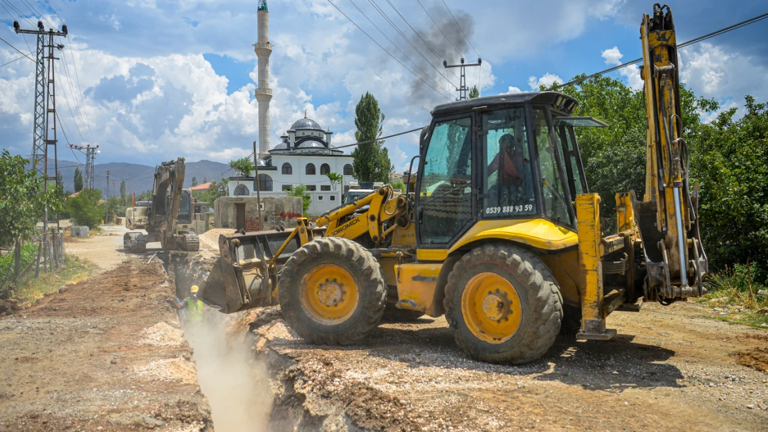 Doğanşehir Altıntop Kanalizasyon Hattı Tamamlandı