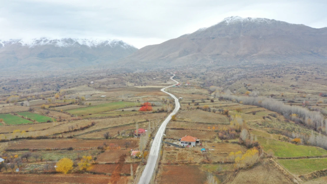 Doğanşehir ilçesinde asfaltsız yol kalmadı