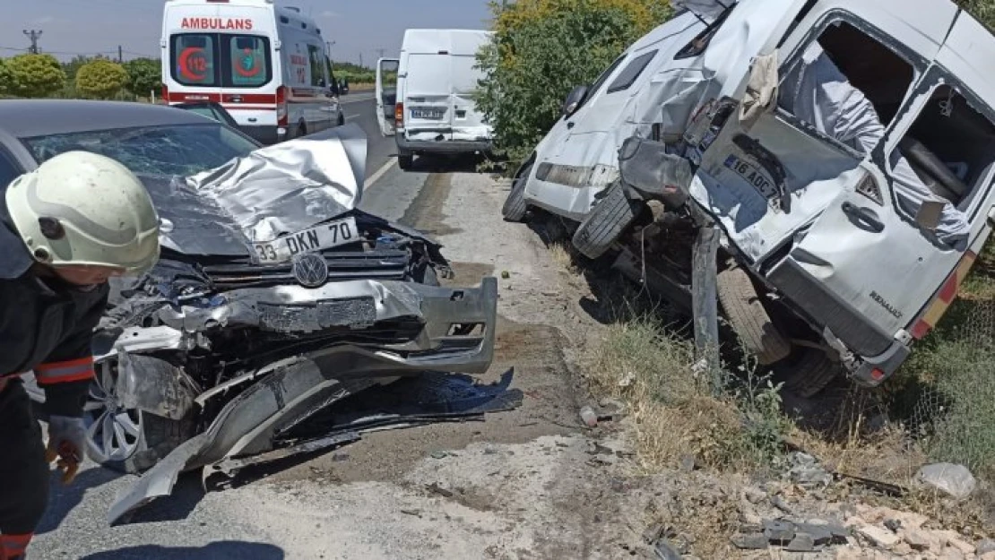 Doğanşehir Tavşantepe mevkiinde feci kaza