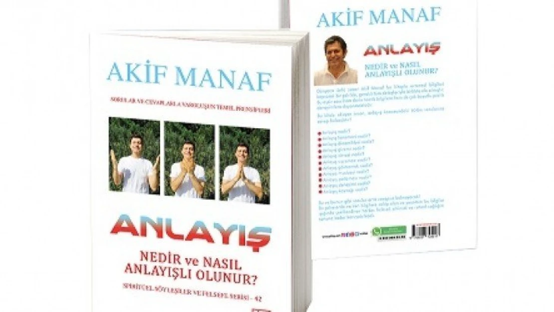 Dünyaca Ünlü Yazar Akif Manaf'tan 75. Kitap: Anlayış