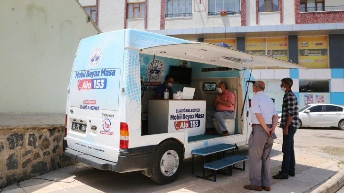 Elazığ Belediyesi Mobil Beyaz Masa Akpınar Mahallesinde