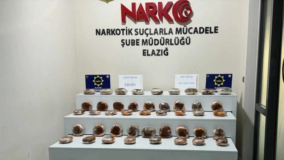 Elazığ'da pirinç paketleri içine gizlenmiş uyuşturucu bulundu