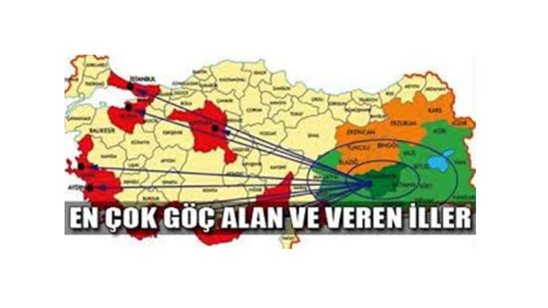 En çok göç alan il İstanbul, en az göç alan il ise Ardahan oldu