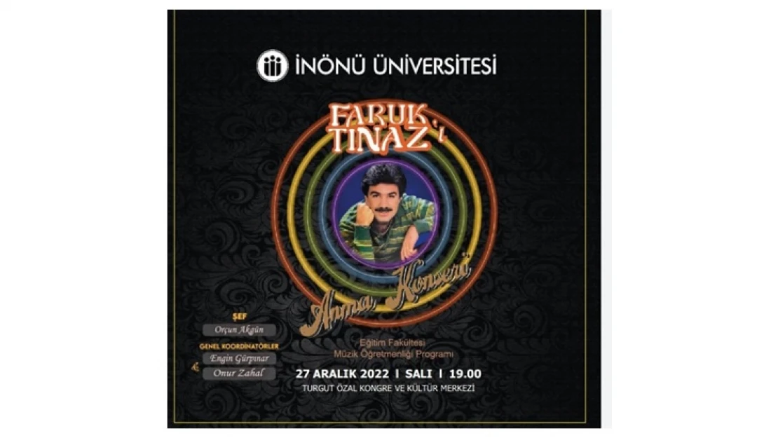 Faruk Tınaz Anısına Konser