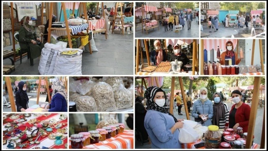 Gazi Parkı'nda İlk Hanımeli Pazarı