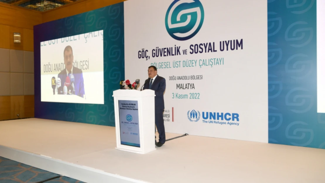 Göç, Güvenlik Ve Sosyal Uyum Bölgesel Malatya  Üst Düzey Çalıştayı  Gerçekleştirildi