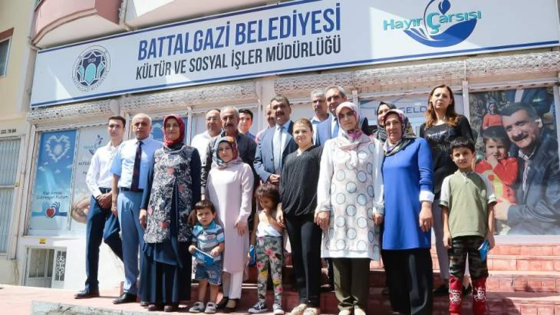 Battalgazi Belediyesi Hayır Çarşısında En Modern Çalışma Sistemi